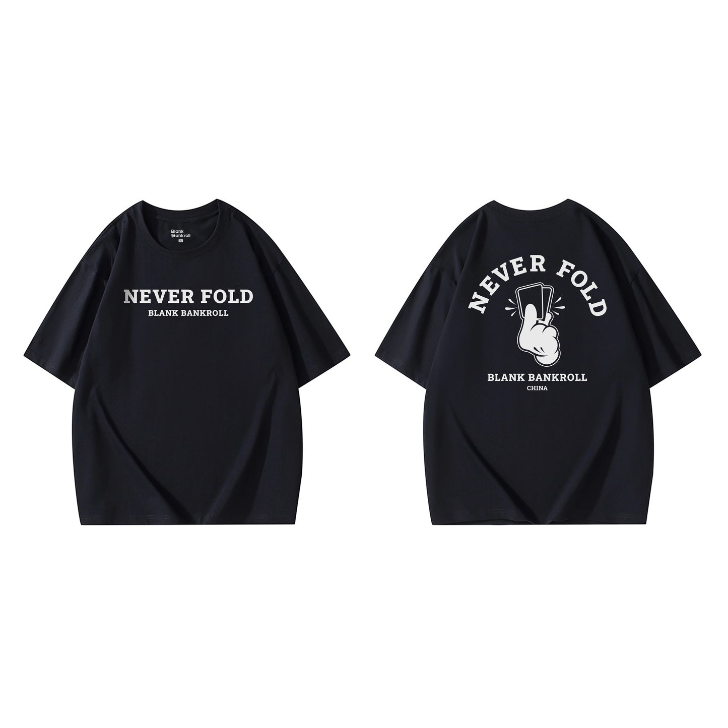 Poker Creative T-shirt Short Sleeve