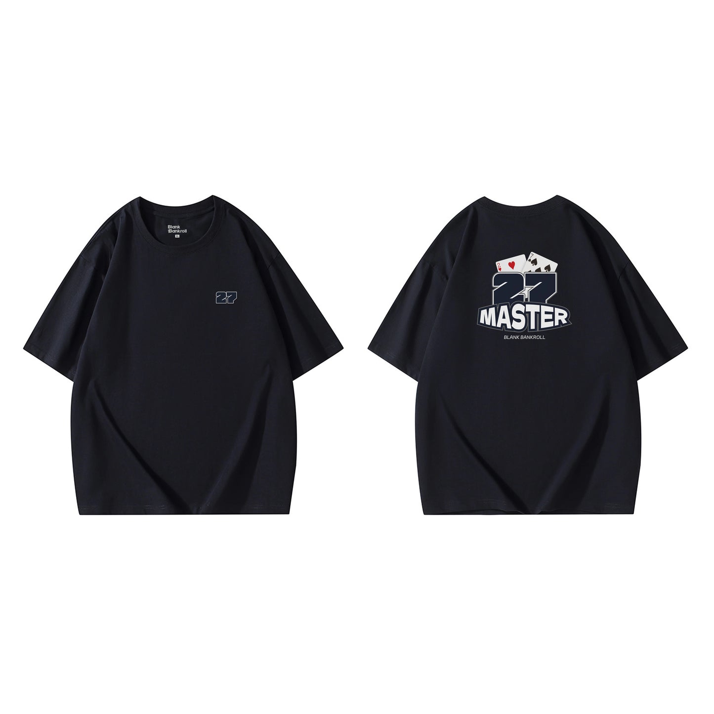 Poker Creative T-shirt Short Sleeve