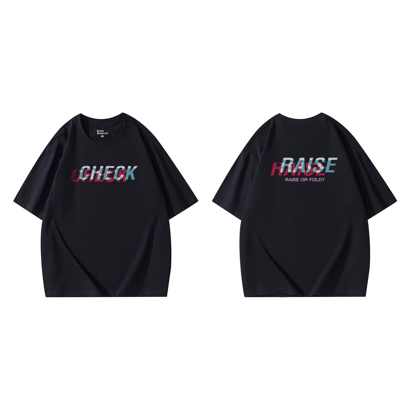 Poker Creative T-shirt Short Sleeve