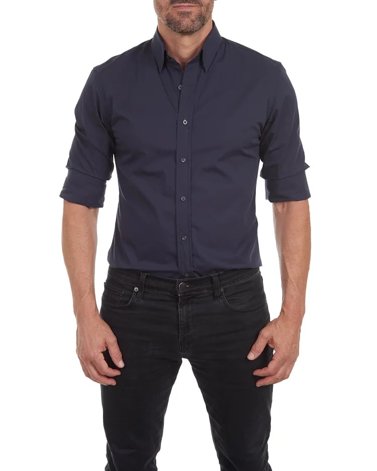 ✨🔥Oxford Stretch Zip Shirt (Buy 2 Free Shipping)
