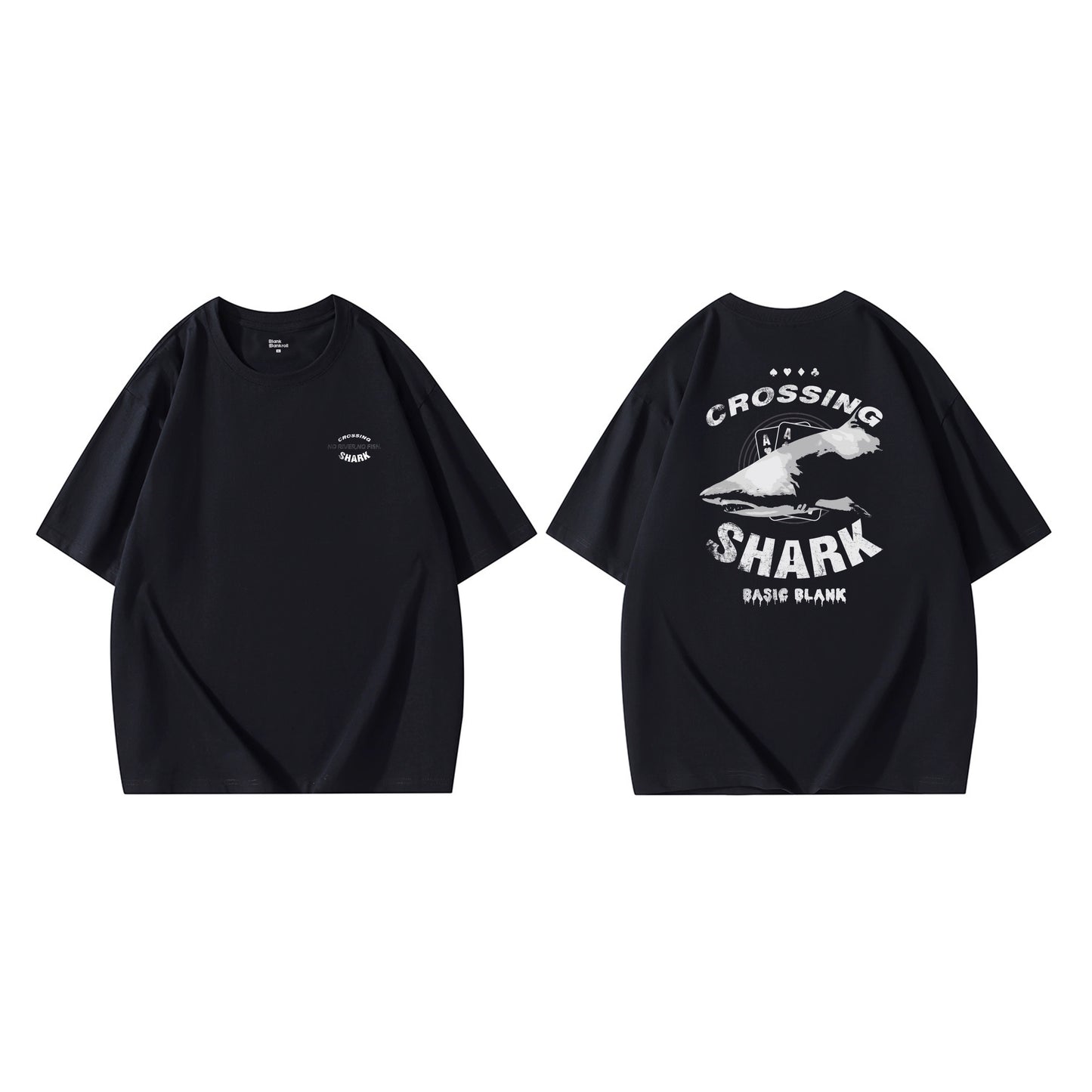 Poker Creative T-shirt Short Sleeve