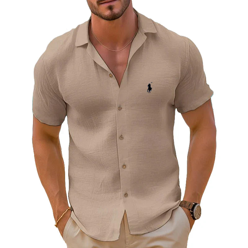 Men's Cotton And Linen Comfortable Shirt 2025