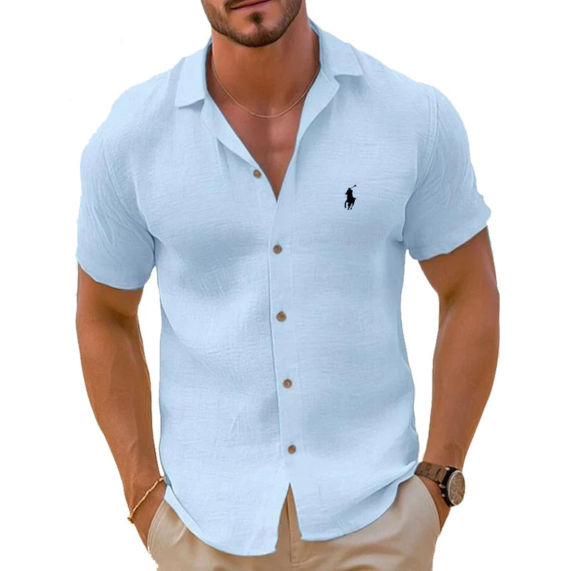 Men's Cotton And Linen Comfortable Shirt 2025