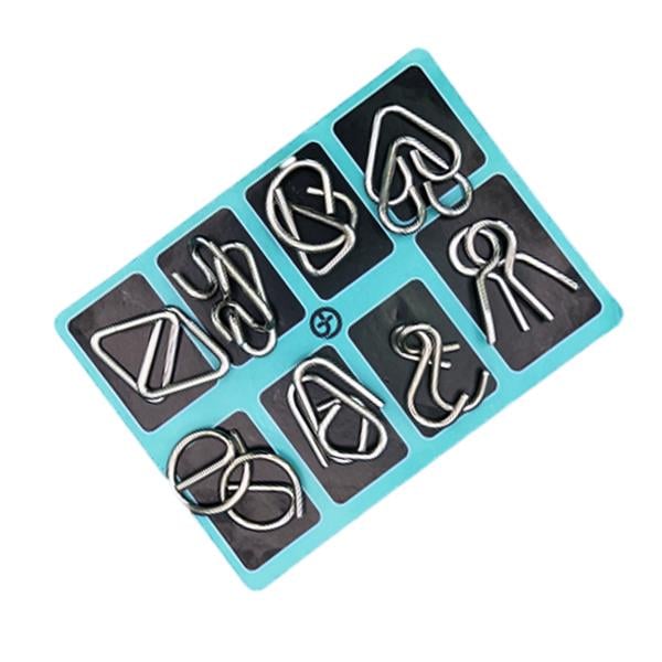 ð¥Last Day Promotion 49% OFF-Metal Puzzle Ring,Educational intellectual Toys IQ Toys,Metal Brain teaser Puzzles