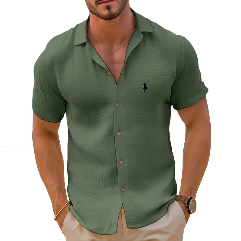Men's Cotton And Linen Comfortable Shirt 2025