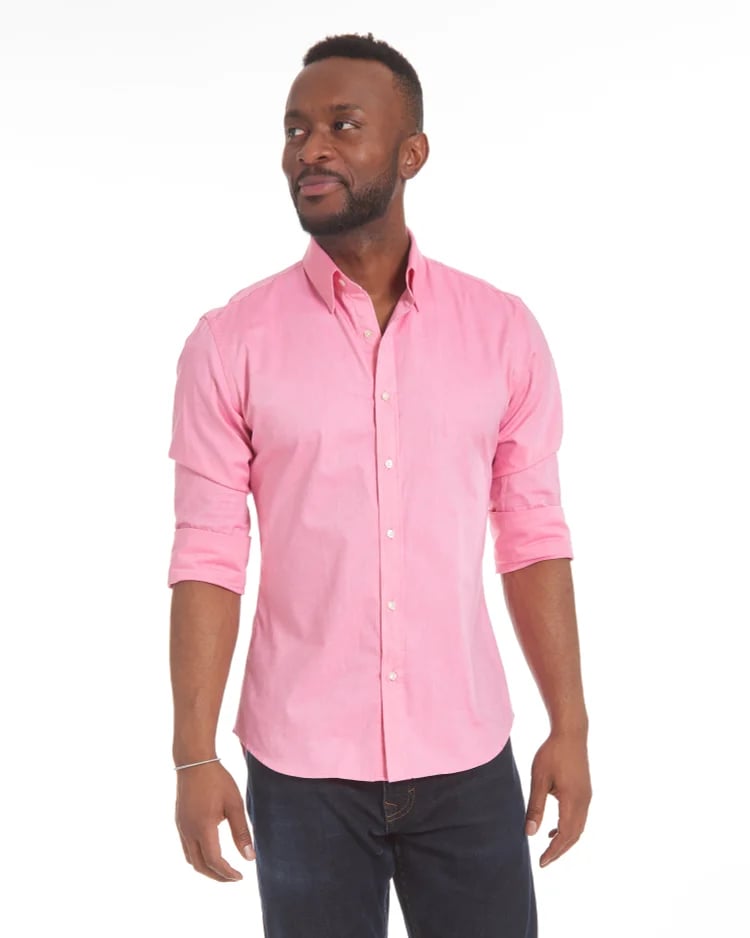 ✨🔥Oxford Stretch Zip Shirt (Buy 2 Free Shipping)