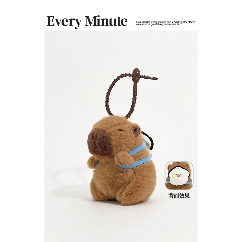 genuine Capybara plush doll pendant