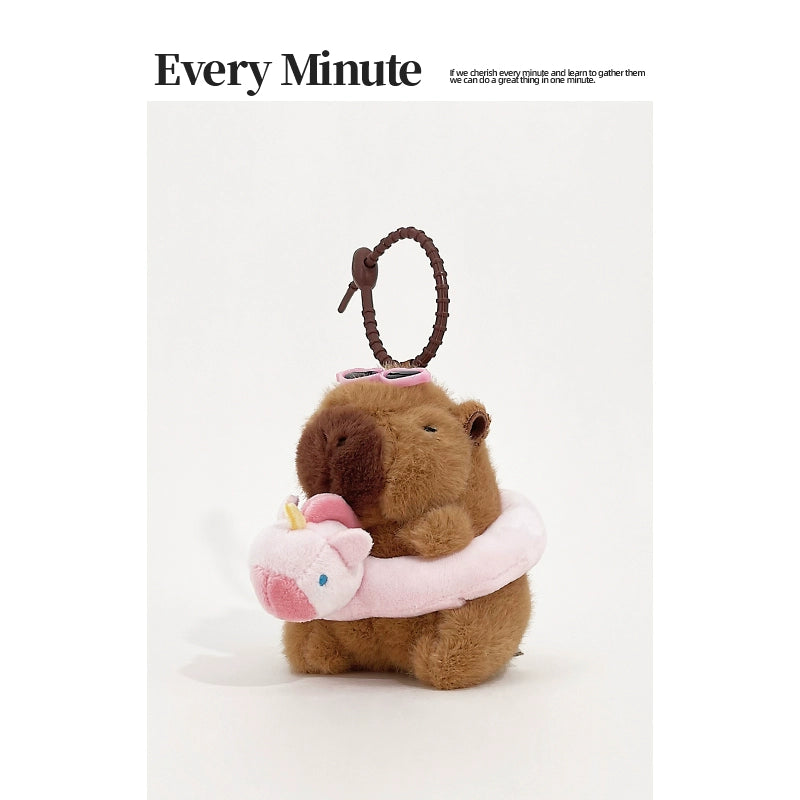genuine Capybara plush doll pendant