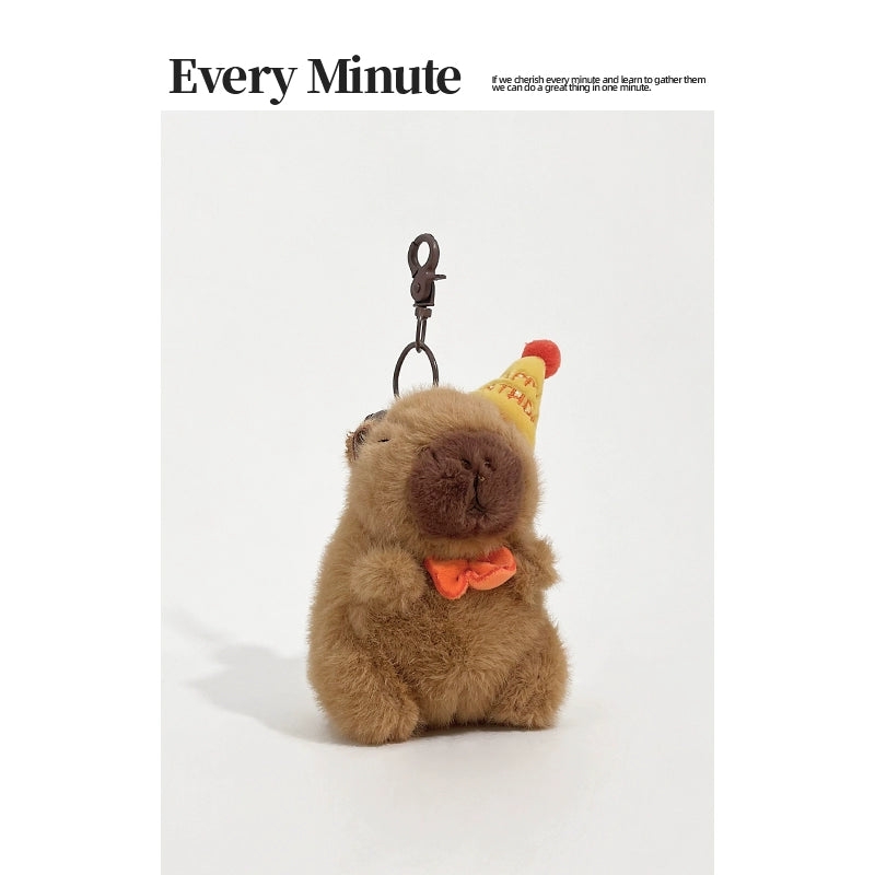 genuine Capybara plush doll pendant