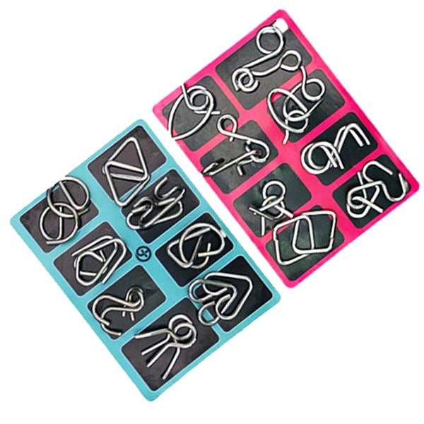 ð¥Last Day Promotion 49% OFF-Metal Puzzle Ring,Educational intellectual Toys IQ Toys,Metal Brain teaser Puzzles