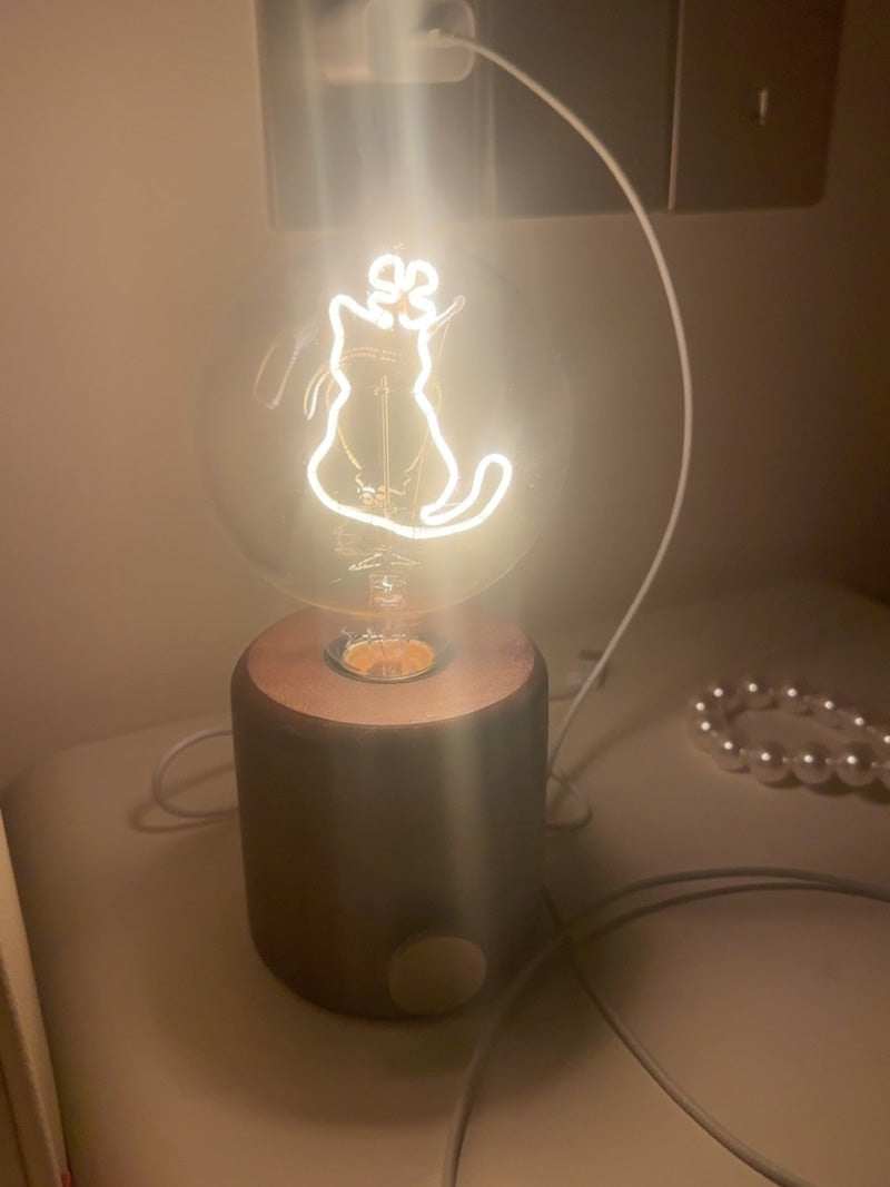 Cute Cat Night Light, Rechargeable Atmosphere Light, Holiday Gift