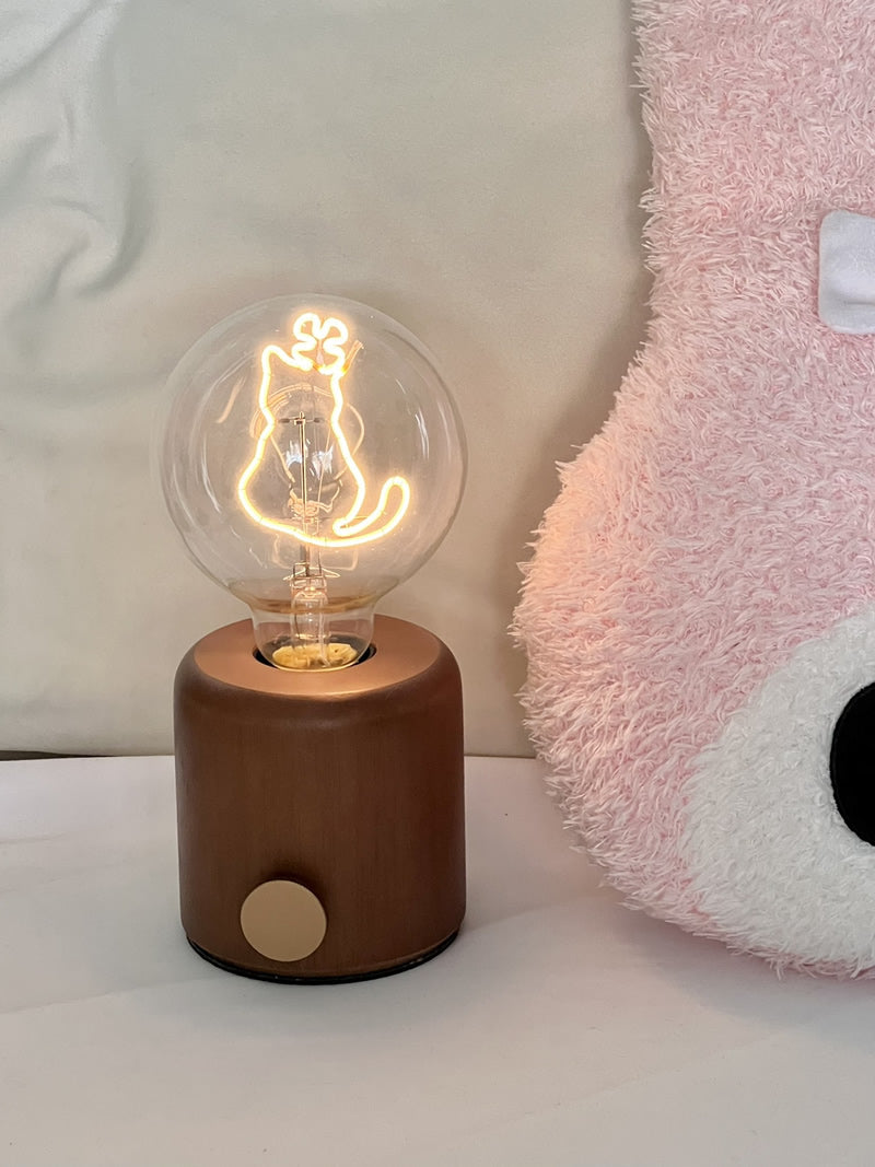 Cute Cat Night Light, Rechargeable Atmosphere Light, Holiday Gift