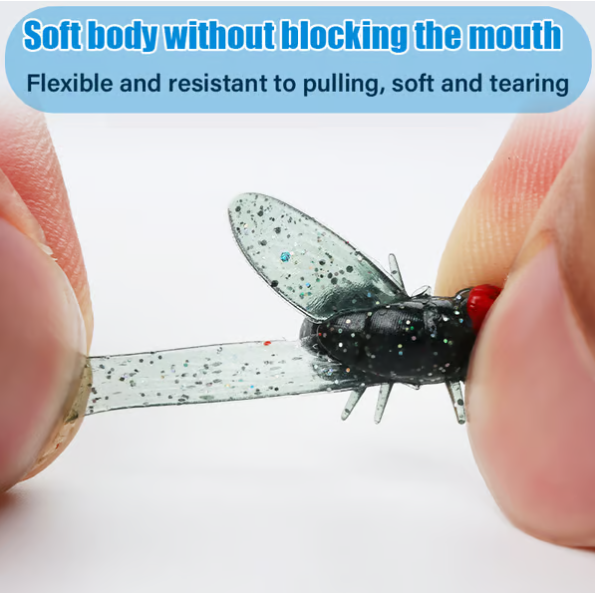 🔥Simulated Flies Fishing Attractor Bait Hook