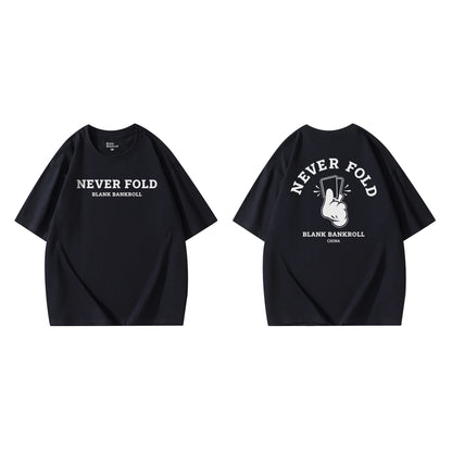 Poker Creative T-shirt Short Sleeve