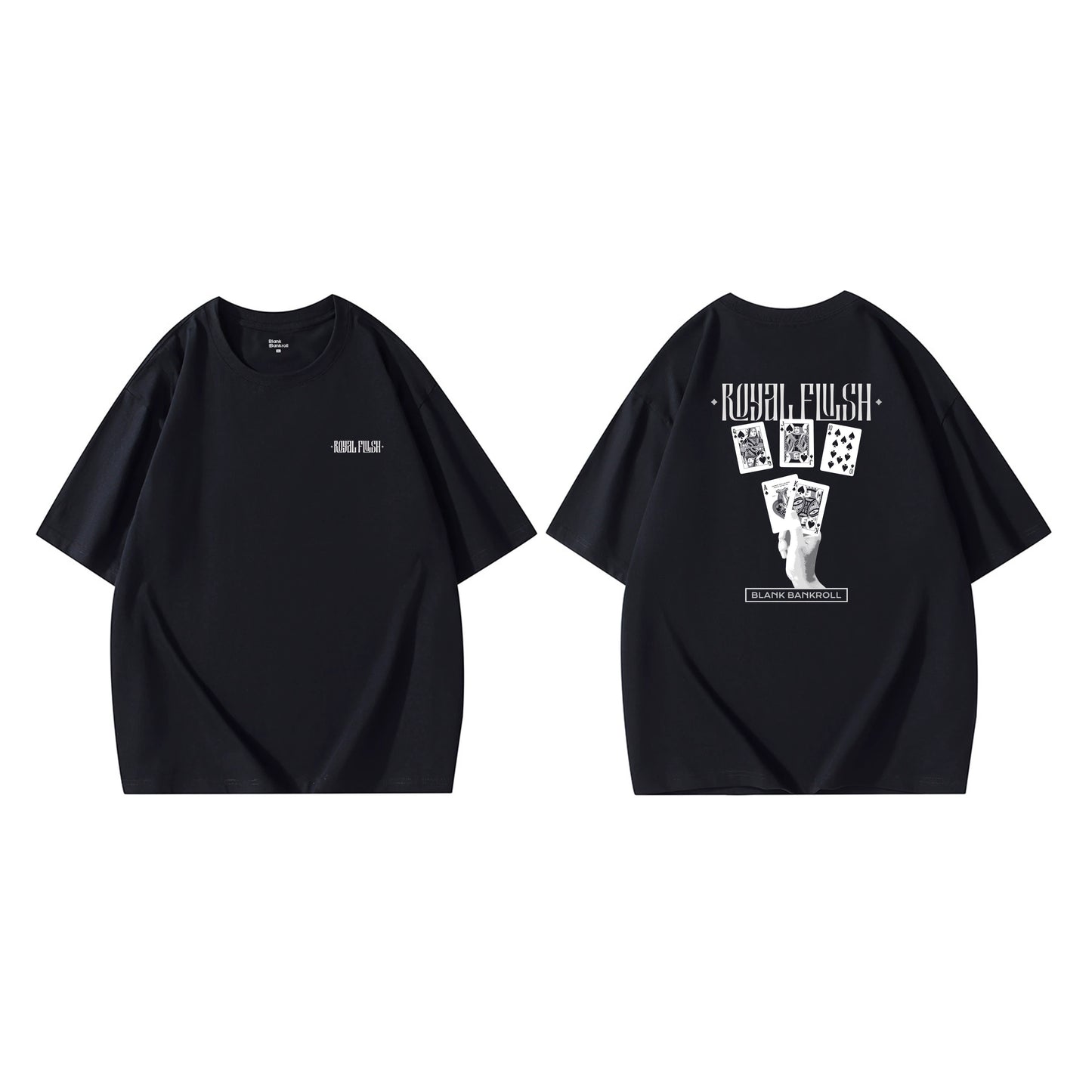 Poker Creative T-shirt Short Sleeve