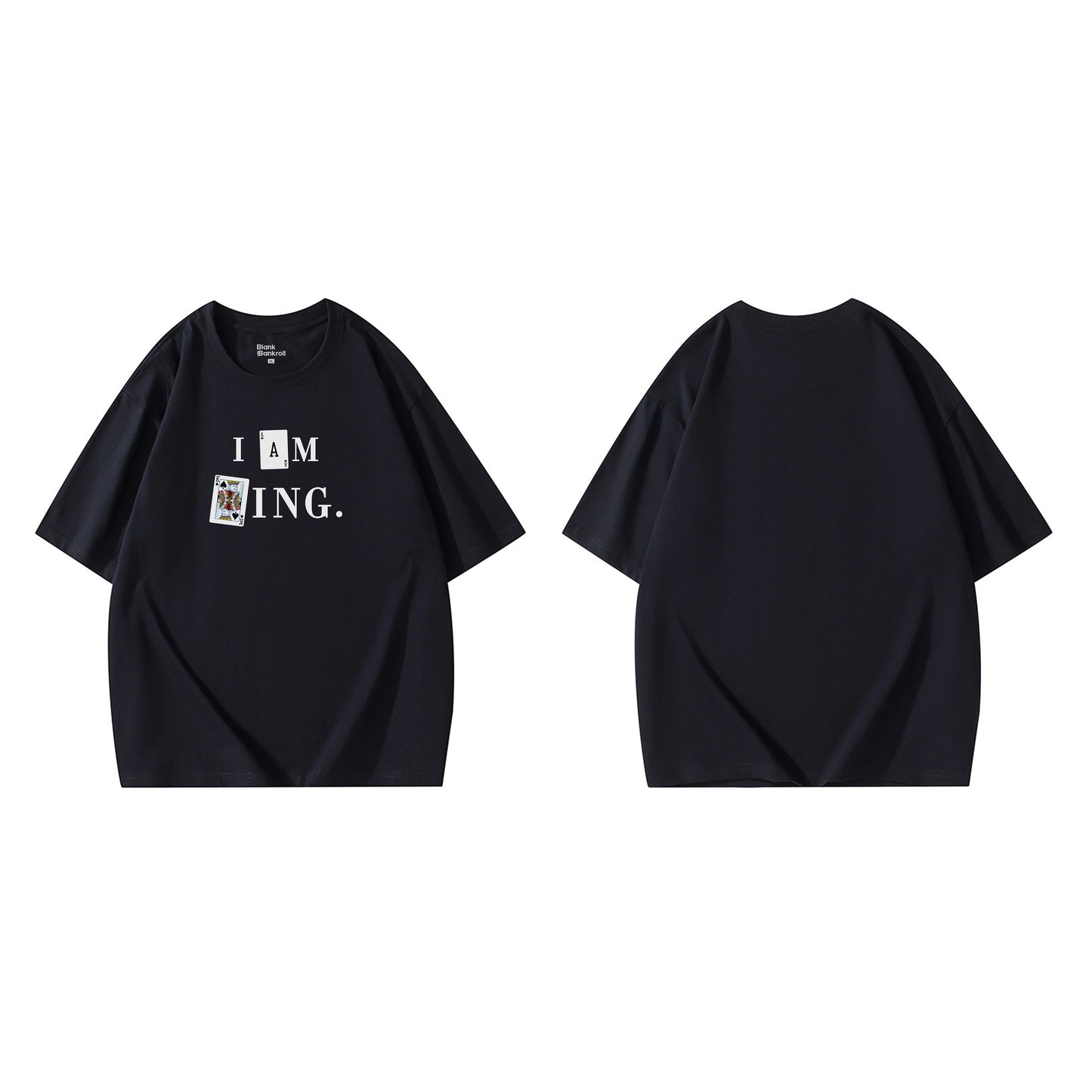 Poker Creative T-shirt Short Sleeve