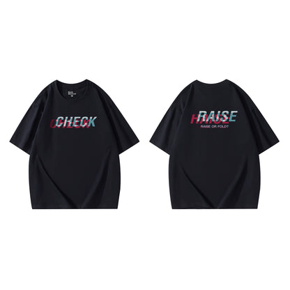 Poker Creative T-shirt Short Sleeve