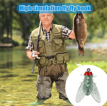 🔥Simulated Flies Fishing Attractor Bait Hook