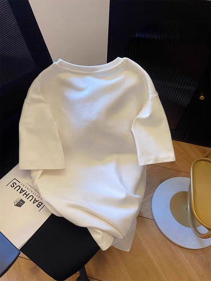 2025 Spring New Style-Dumbo Heavy embroidery and diamond T-shirt