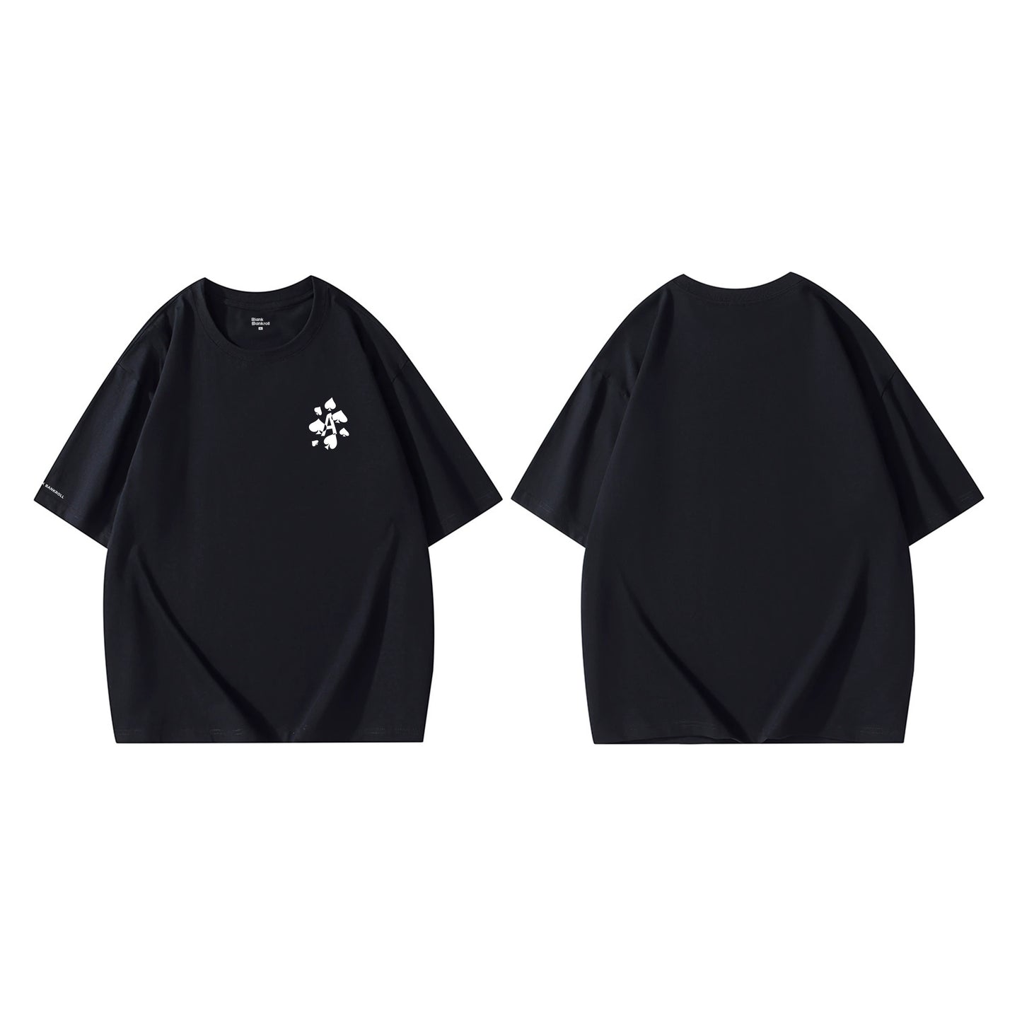 Poker Creative T-shirt Short Sleeve