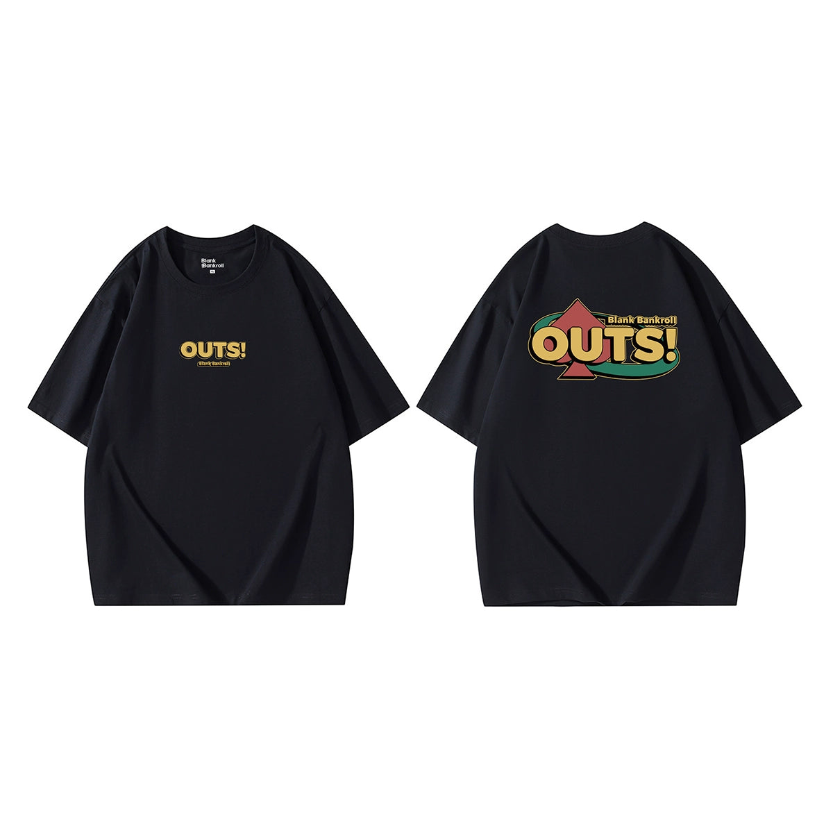Poker Creative T-shirt Short Sleeve