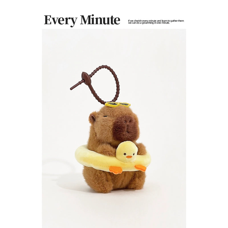 genuine Capybara plush doll pendant