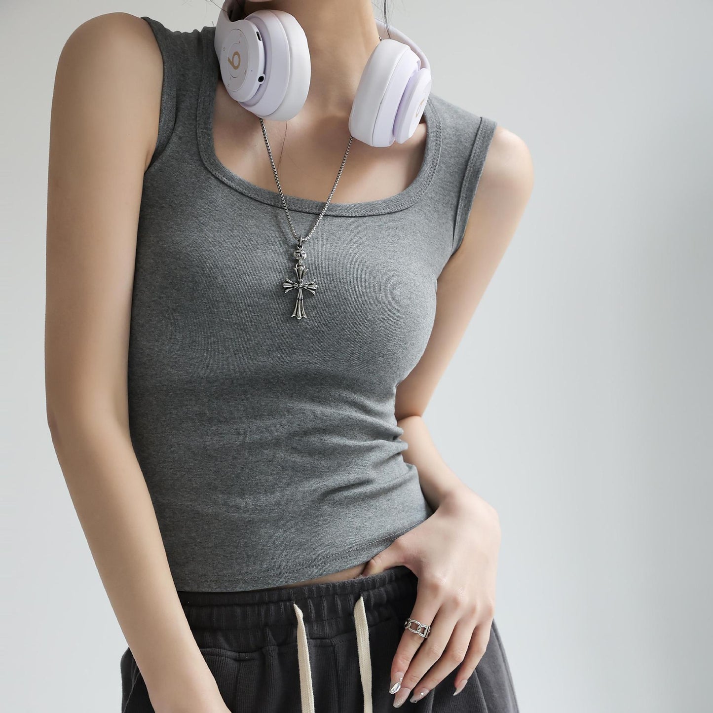 pure cotton small vest  bottoming sleeveless suspenders ladies