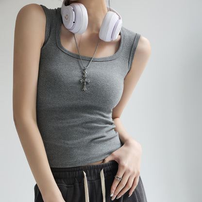 pure cotton small vest  bottoming sleeveless suspenders ladies