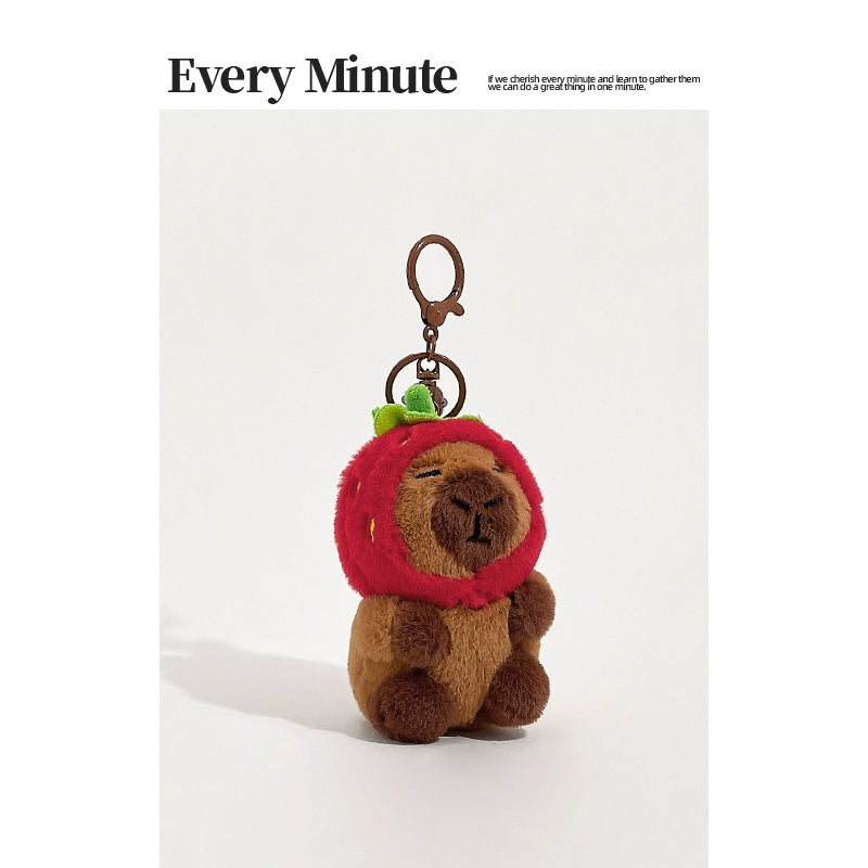 genuine Capybara plush doll pendant