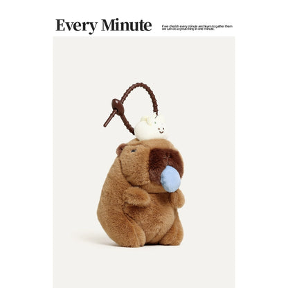 genuine Capybara plush doll pendant