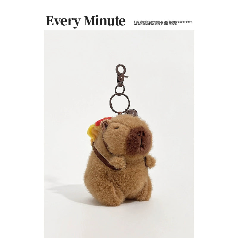 genuine Capybara plush doll pendant