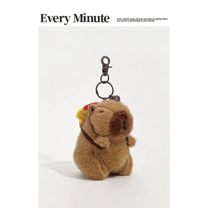 genuine Capybara plush doll pendant