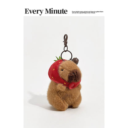 genuine Capybara plush doll pendant