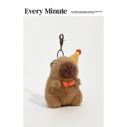 genuine Capybara plush doll pendant