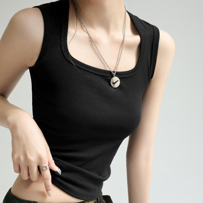 pure cotton small vest  bottoming sleeveless suspenders ladies
