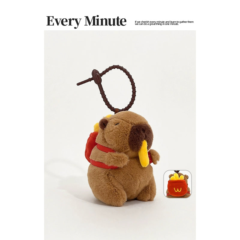 genuine Capybara plush doll pendant