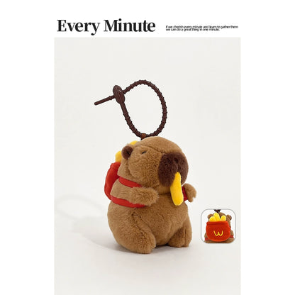 genuine Capybara plush doll pendant