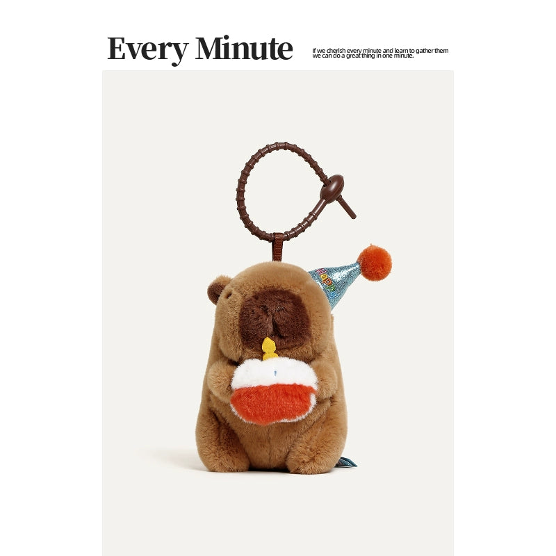 genuine Capybara plush doll pendant