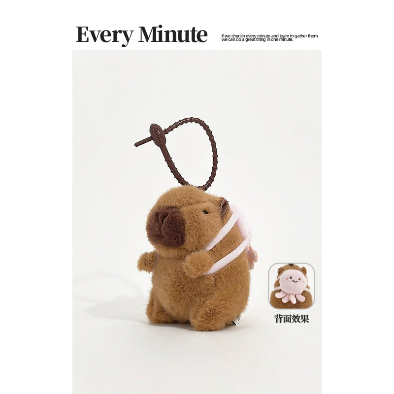 genuine Capybara plush doll pendant