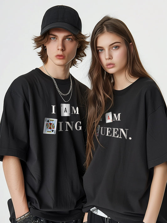 Poker Creative T-shirt Short Sleeve