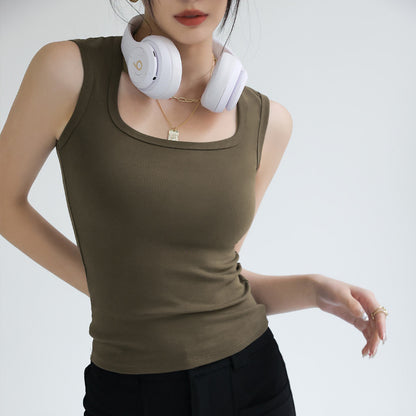 pure cotton small vest  bottoming sleeveless suspenders ladies