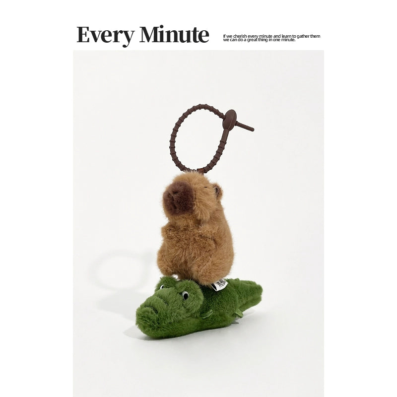 genuine Capybara plush doll pendant