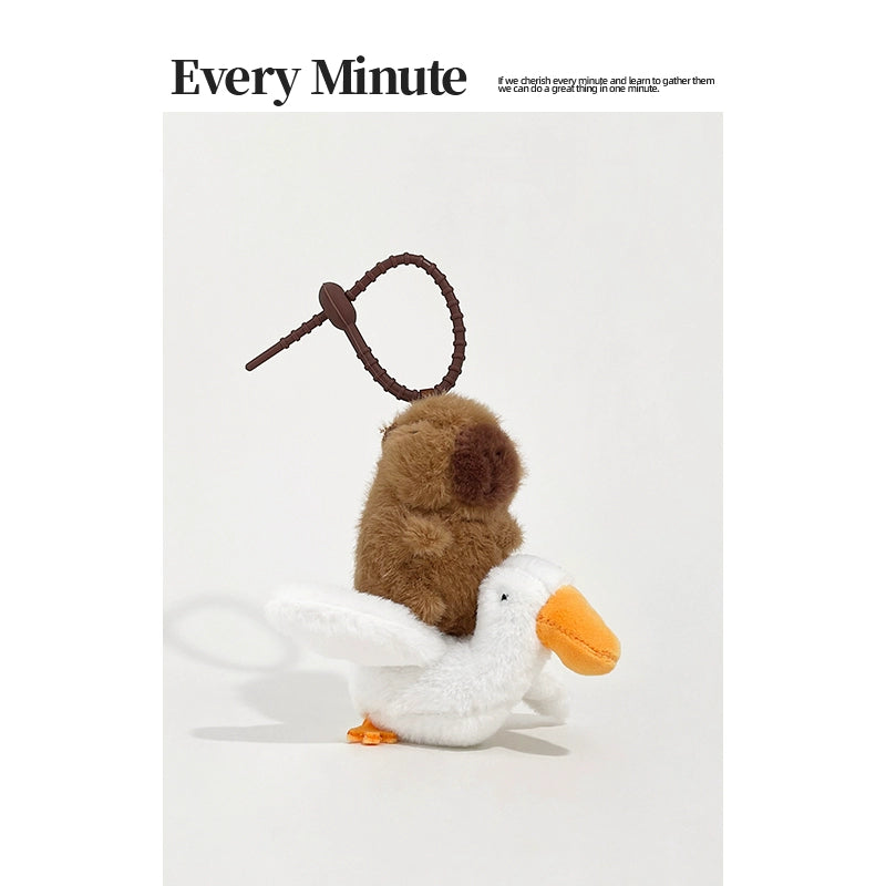 genuine Capybara plush doll pendant