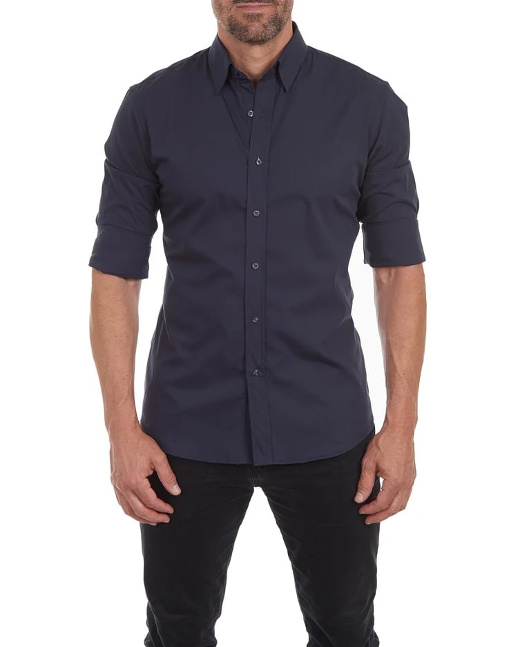 ✨🔥Oxford Stretch Zip Shirt (Buy 2 Free Shipping)
