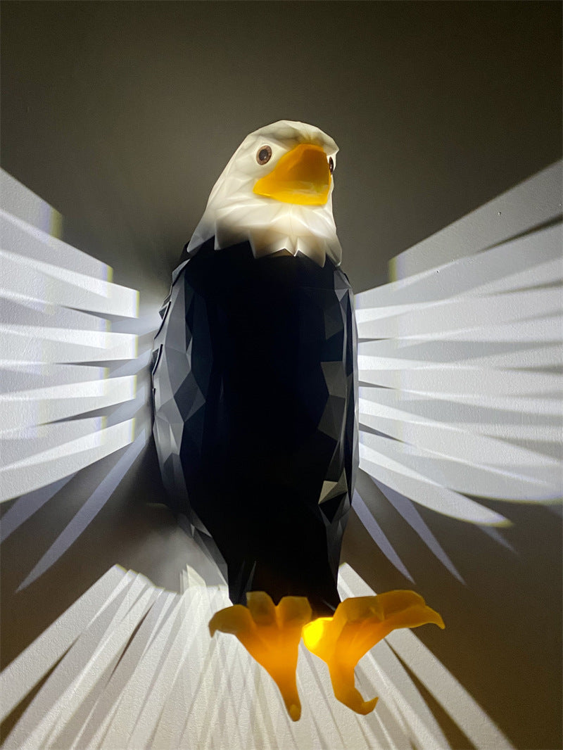 Amazing Eagle Wall Charging Hanging Lamp, Creative Decorative Atmosphere Light