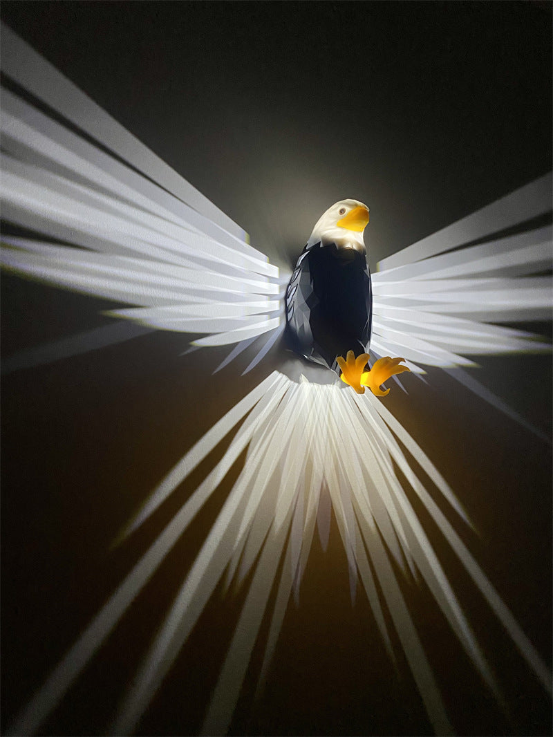 Amazing Eagle Wall Charging Hanging Lamp, Creative Decorative Atmosphere Light