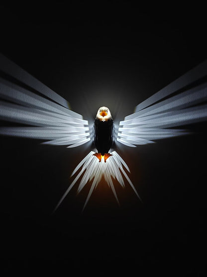 Amazing Eagle Wall Charging Hanging Lamp, Creative Decorative Atmosphere Light