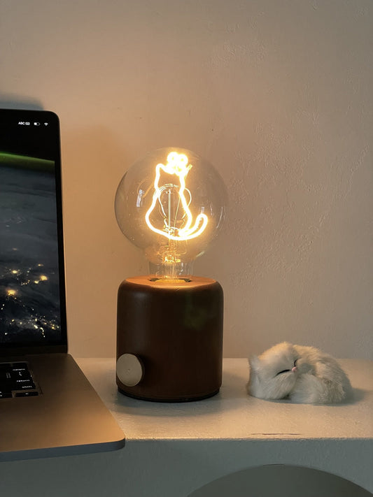 Cute Cat Night Light, Rechargeable Atmosphere Light, Holiday Gift