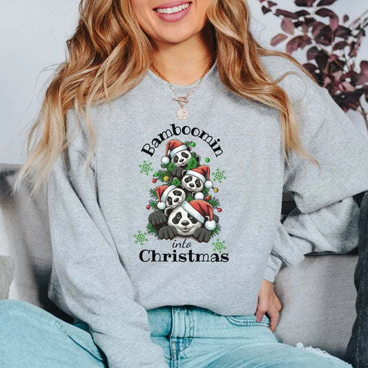 Bamboomin into Christmas Sweatshirt